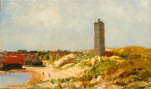 Carl August Breitenstein - De Brandaris op Terschelling - 0394 - Rijksmuseum Twenthe