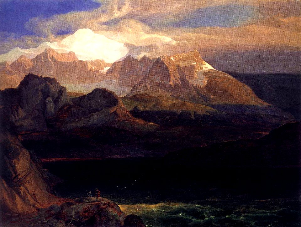 Carl Anton Joseph Rottmann - View of the Eibsee - WGA20151