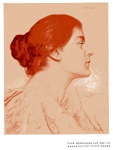 Carl Bennewitz von Loefen - Bildnisstudie, c. 1903