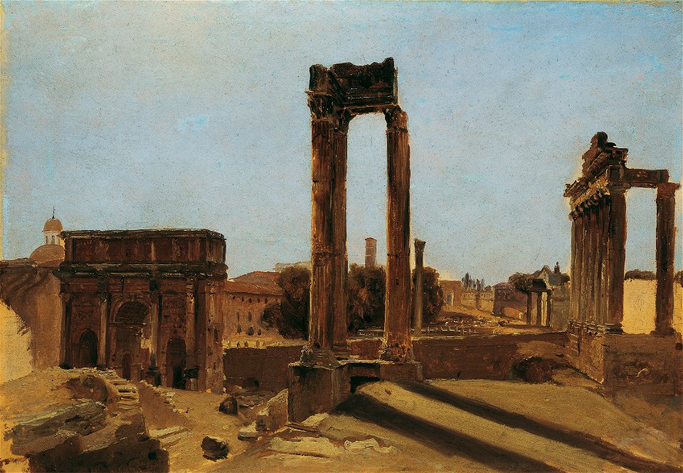 Carl Blechen - Das Forum Romanum - 2426 - Österreichische Galerie Belvedere
