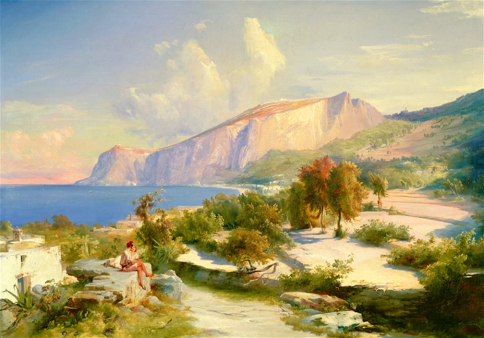 Carl Blechen - Marina Grande, Capri