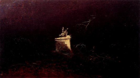Carl Blechen - Study for a Funerary Monument - WGA02240
