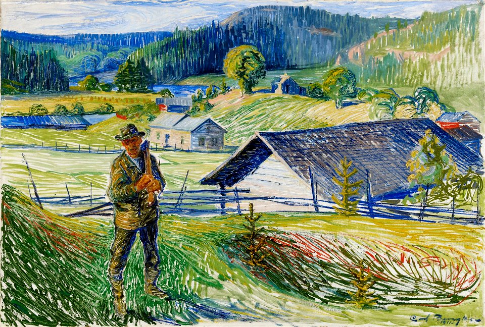 Carl Bengts - Kiialan vainiot - A-1994-197 - Finnish National Gallery