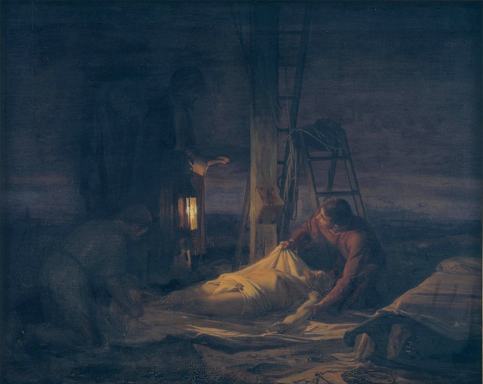 Carl Bloch - Descent from the Cross - KMS2012 - Statens Museum for Kunst