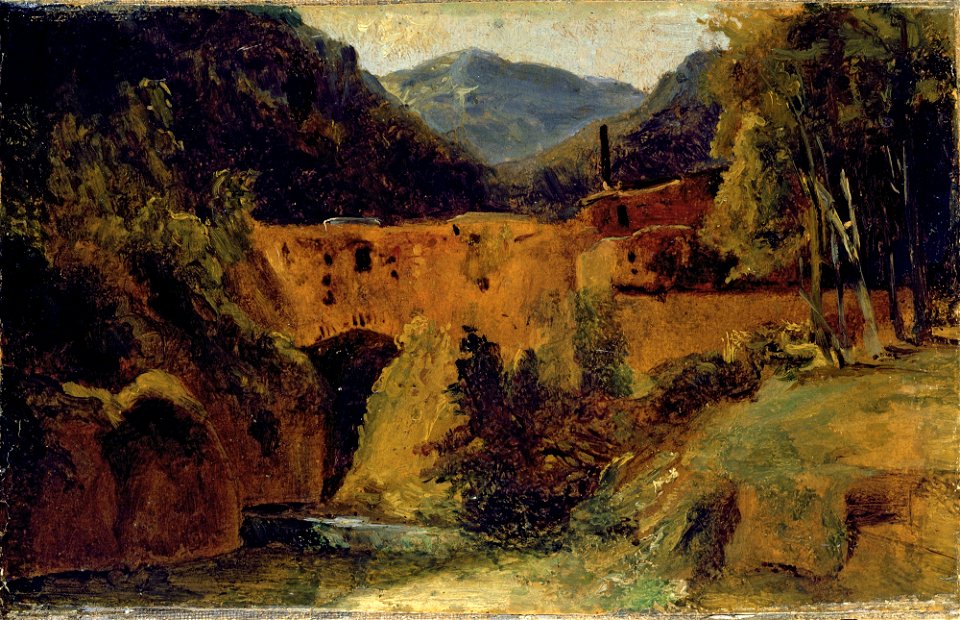 Carl Blechen - Mühle bei Amalfi