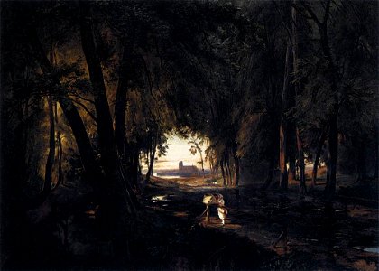 Carl Blechen - The Woods near Spandau - WGA2253