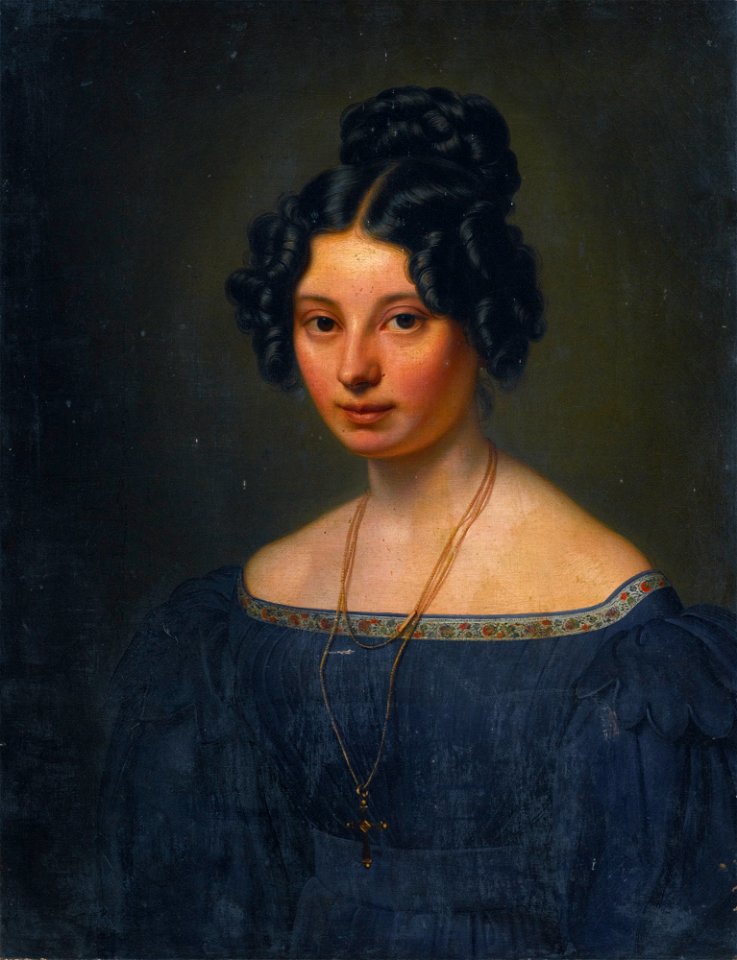Carl Christian Vogel von Vogelstein - Porträt Anna Motherbig (1830)