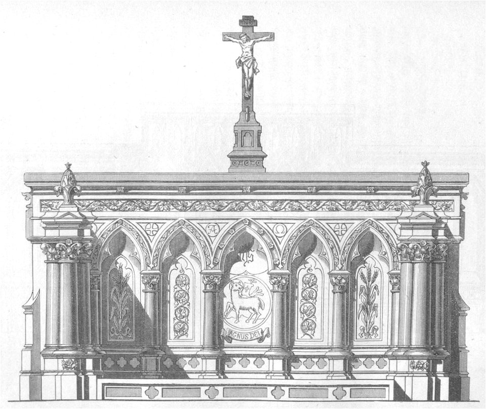 Carl F. Beisbarth - Altar der Marienkirche Reutlingen (Vorderansicht)