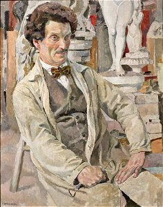 Carl Eldh, 1873-1954, artist (Carl Wilhelmson) - Nationalmuseum - 39147