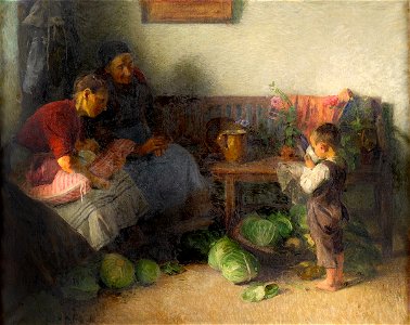 Carl Duxa Glückliche Familie