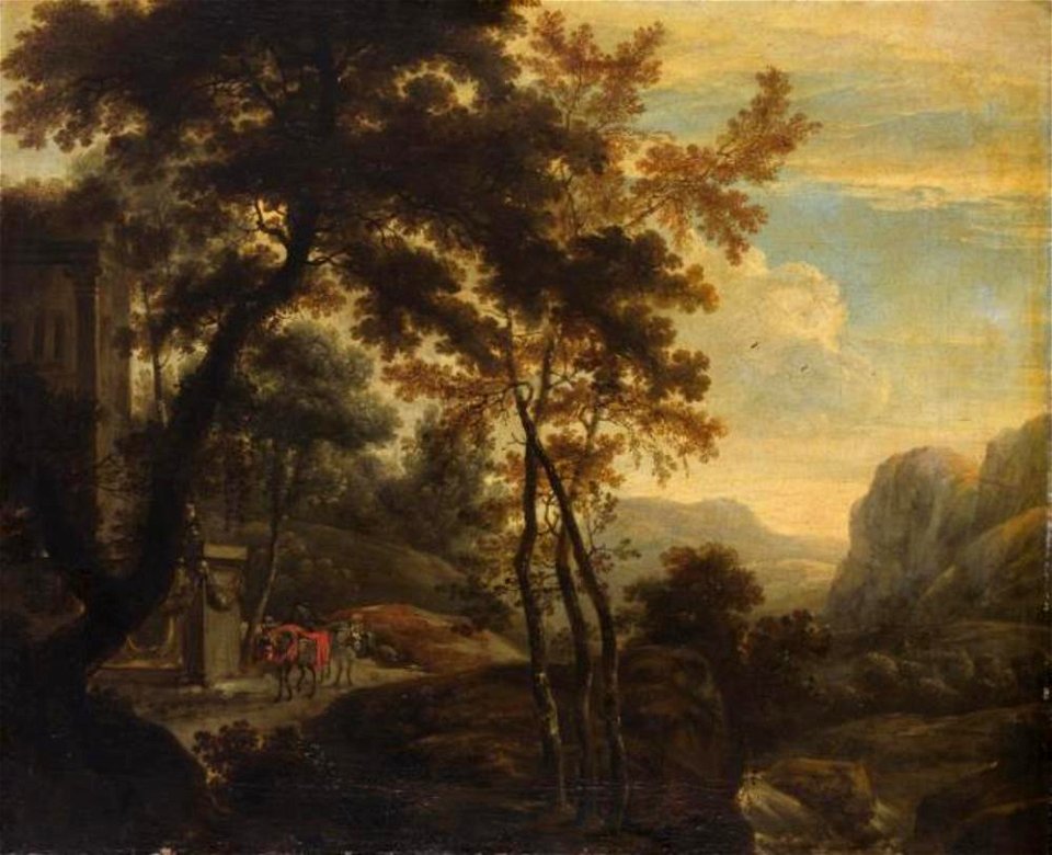 Carl Ferdinand Fabritius - Berglandschap - GG 446 - Kunsthistorisches Museum