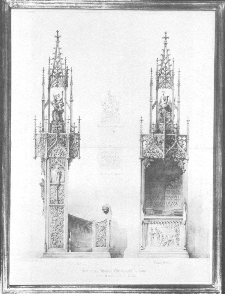 Carl F. Beisbarth - Betstuhl von Eberhard im Bart in der Amanduskirche in Urach
