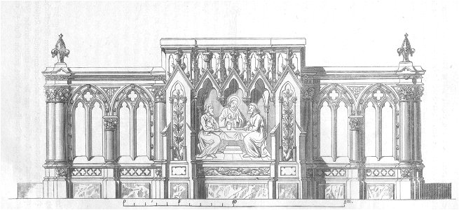 Carl F. Beisbarth - Altar der Marienkirche Reutlingen (Seitenansicht)