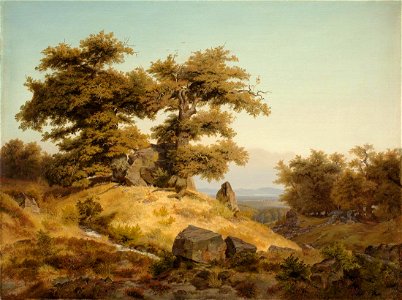 Carl Ferdinand Dahl Blick ins Rheintal 1836