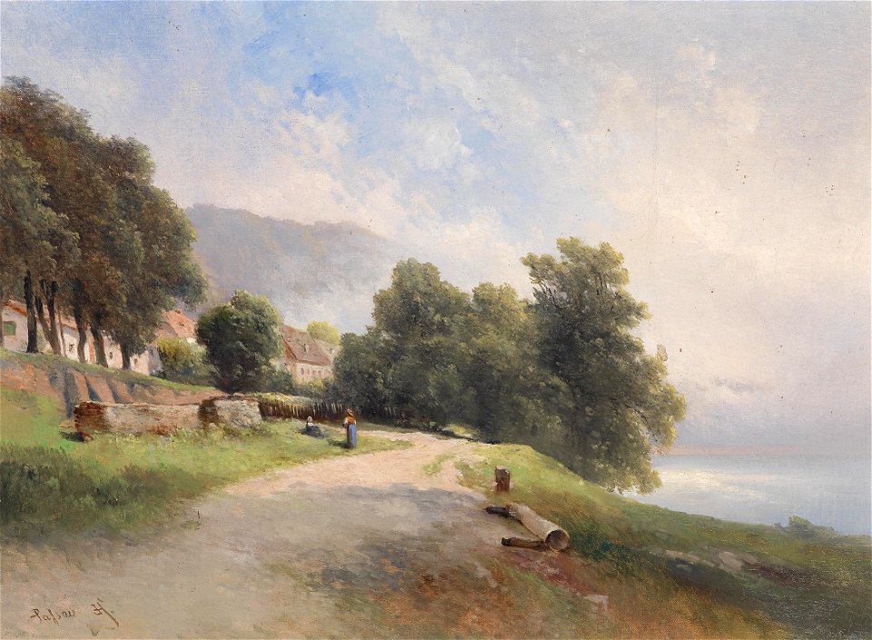 Carl Franz Emanuel Haunold Holzgarten Vorstadt in Passau