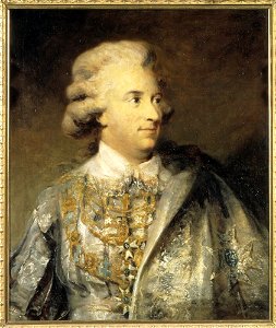 Carl Fredric von Breda - Gustav III (1746-1792), kung av Sverige, g.m. Sofia Magdalena, prinsessa av Danmark, drottning av Sverige - NMDrh 45 - Nationalmuseum
