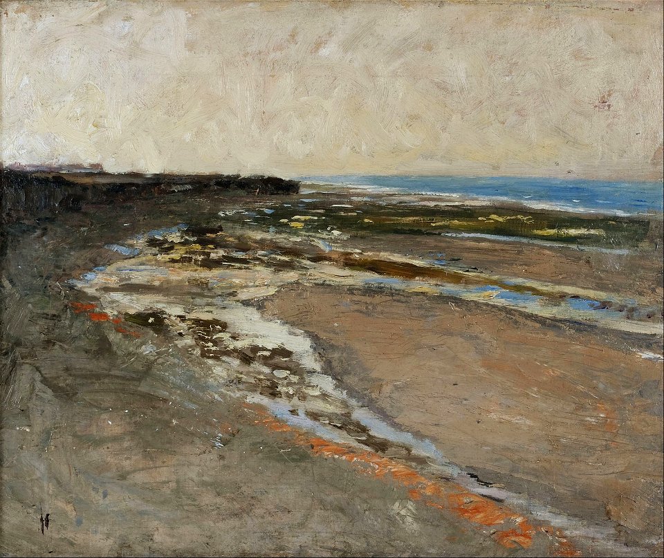 Carl Fredrik Hill - Seashore at Luc-sur-Mer - Google Art Project