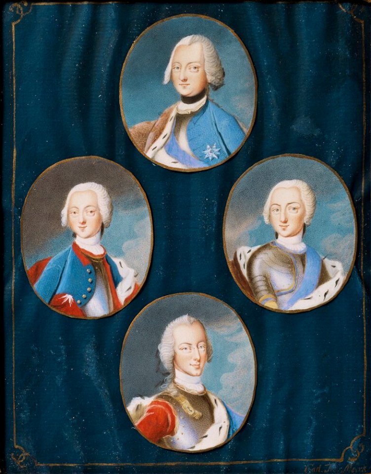 Carl Fredrik Mörck - Pretendenterna till den svenska kronan 1743 - NMGrh 2479 - Nationalmuseum