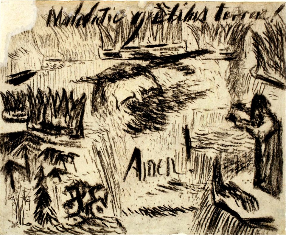 Carl Fredrik Hill - Untitled (Maledictio gentibus terrae! Amen!) - Google Art Project