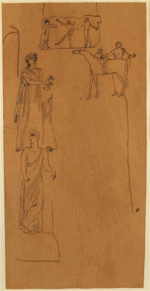 Carl Fredrik Hill Composition with Copied Figures Thielska 124d