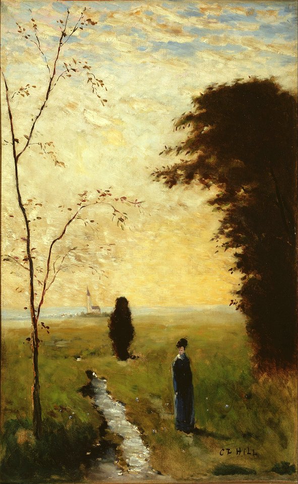 Carl Fredrik Hill - Sister Anna - Google Art Project