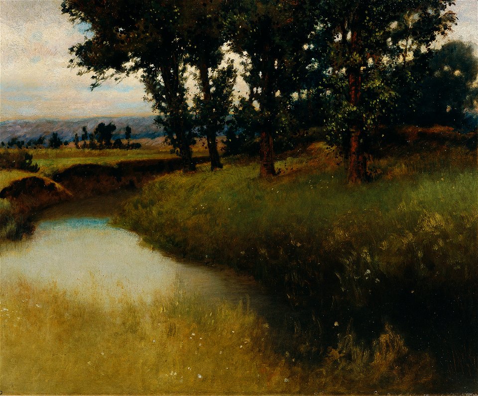 Carl Freiherr von Pidoll zu Quintenbach - Abendlandschaft - 1254 - Österreichische Galerie Belvedere