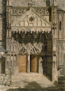 Carl Friedrich Heinrich Werner Hauptportal der St Michaelis-Kirche in Jena