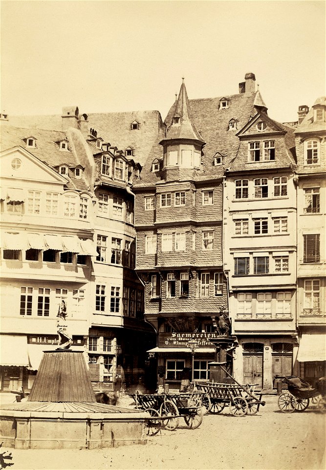 Carl Friedrich Mylius Römerberg Frankfurt 1859