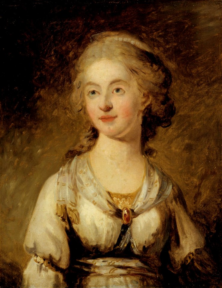 Carl Fredrik von Breda - Actress Anna Sofia Hagman - A II 1418 - Finnish National Gallery