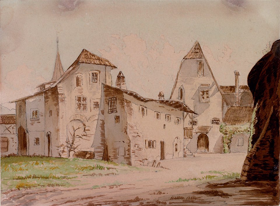 Carl Friedrich Heinrich Werner Haus der Margarethe Maultasch in Meran 1892
