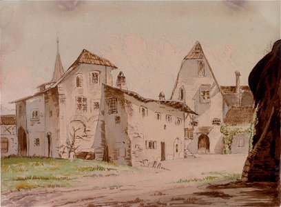 Carl Friedrich Heinrich Werner Haus der Margarethe Maultasch in Meran 1892