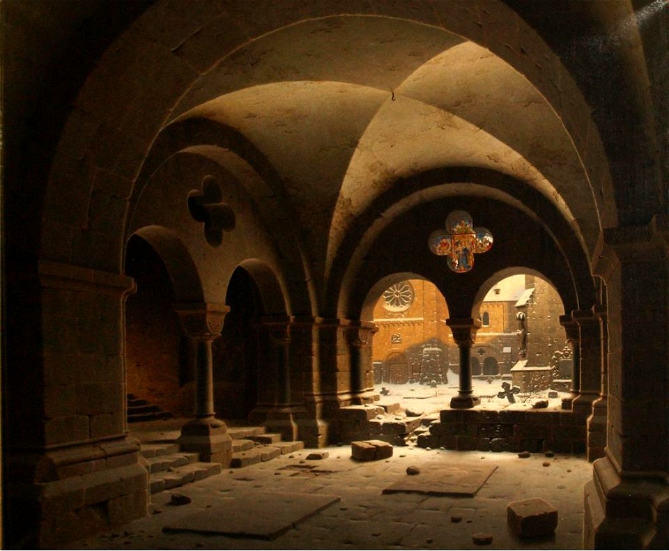 Carl Georg Adolph Hasenpflug - Der Kreuzgang des Doms zu Halberstadt