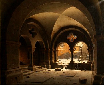 Carl Georg Adolph Hasenpflug - Der Kreuzgang des Doms zu Halberstadt