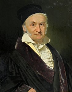 Carl Friedrich Gauss 1840 by Jensen. Free illustration for personal and commercial use.