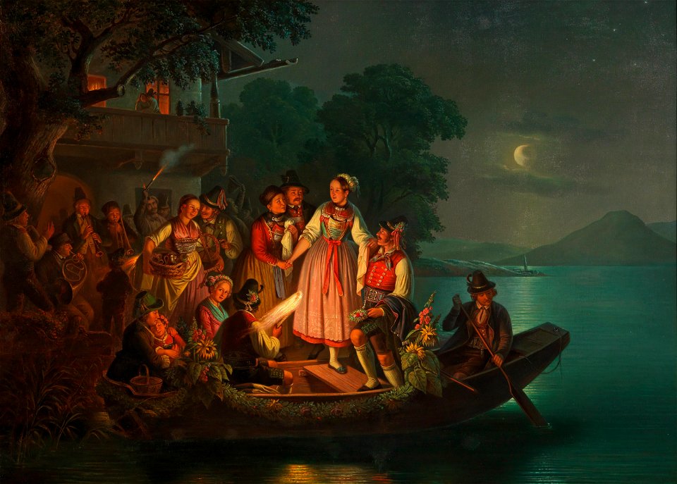 Carl Friedrich Moritz Müller Bauernhochzeit 1861
