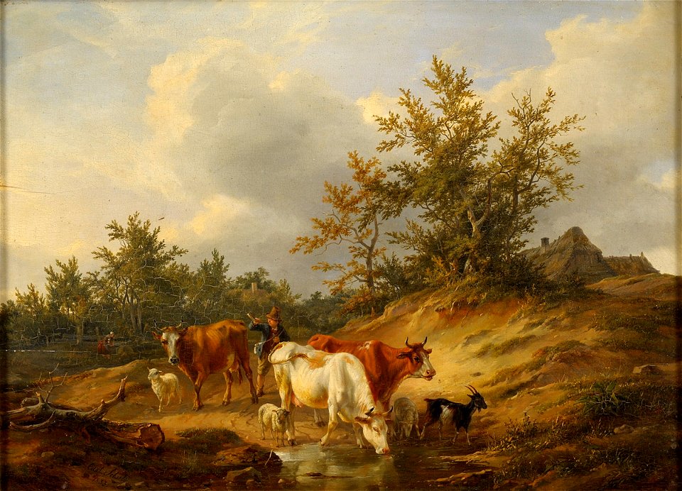 Carl Friedrich Schulz Austrieb der Herde 1833