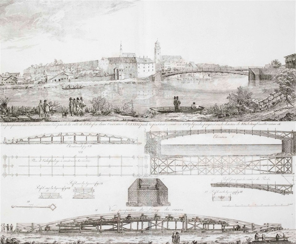 Carl Friedrich von Wiebeking Vilshofen Brücke