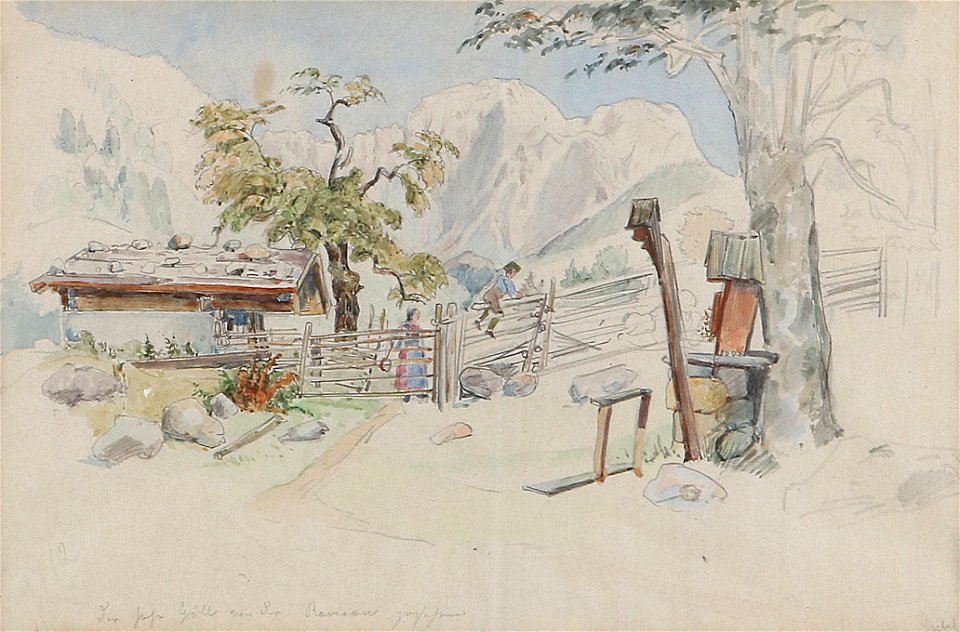 Carl Goebel Der hohe Göll