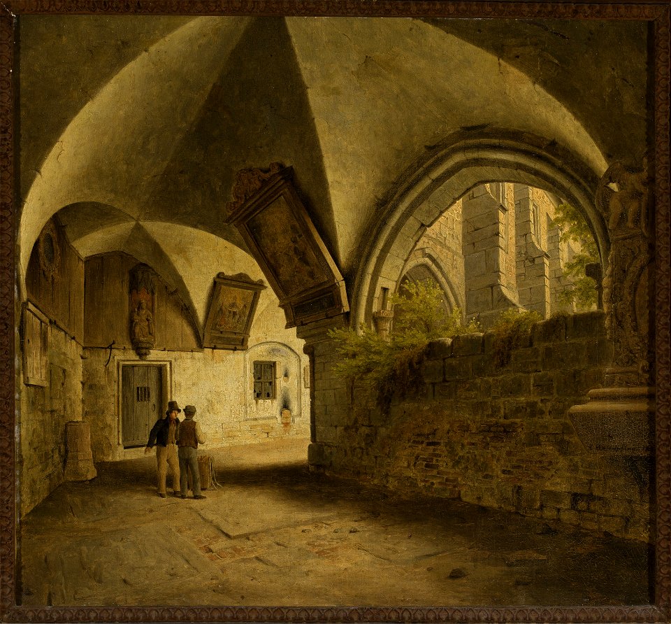 Carl Georg Adolph Hasenpflug - Cloister of the Halberstadt Cathedral - M.Ob.431 MNW - National Museum in Warsaw