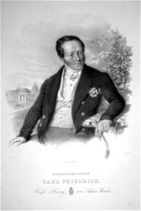 Carl Friedrich Sachsen Weimar Litho