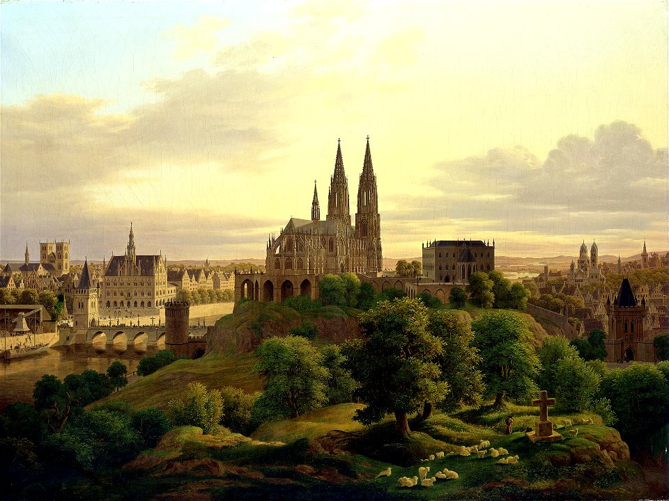 Carl Georg Adolph Hasenpflug - Mittelalterliche Stadt