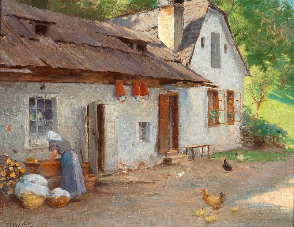 Carl Fröschl Waschtag