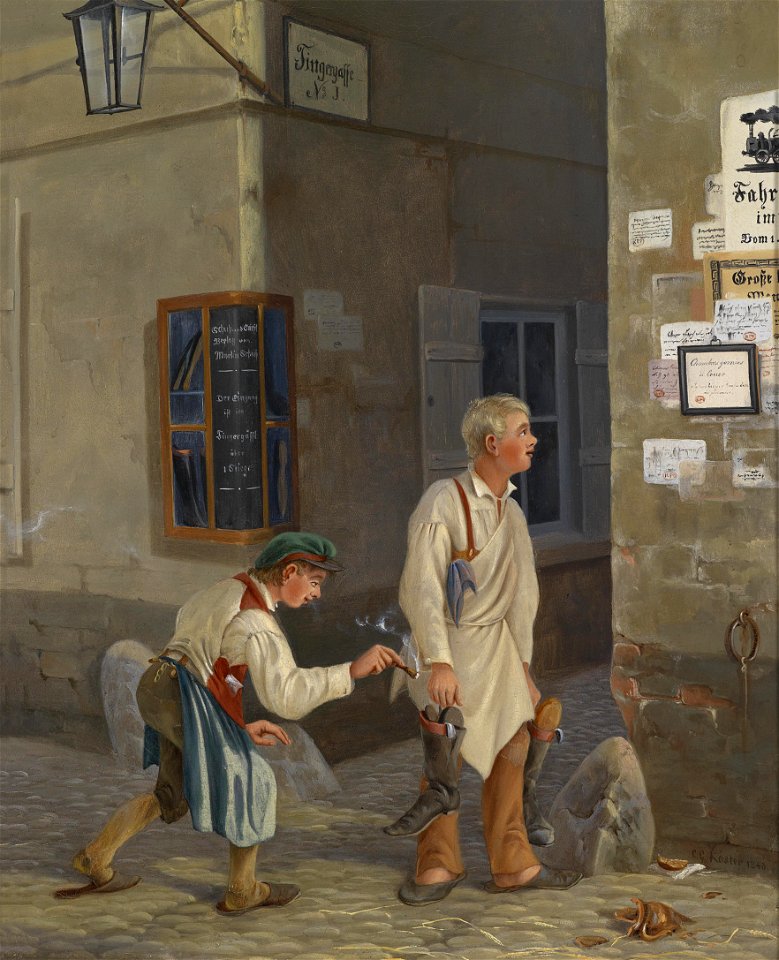 Carl Georg Köster Der kleine Lausbub 1848