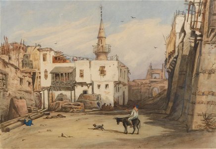 Carl Goebel Stadtplatz in Nordafrika