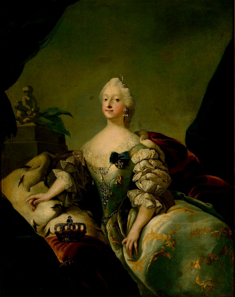 Carl Gustaf Pilo - Louise, Queen of Denmark - S 75 - Finnish National Gallery