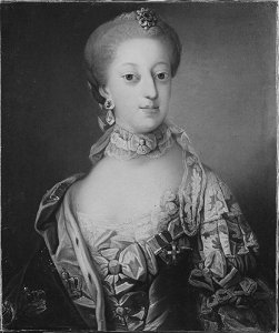 Carl Gustav Pilo - Sofia Magdalena (1746-1813), prinsessa av Danmark, drottning av Sverige, gift med Gustav III av Sverige - NMGrh 3791 - Nationalmuseum