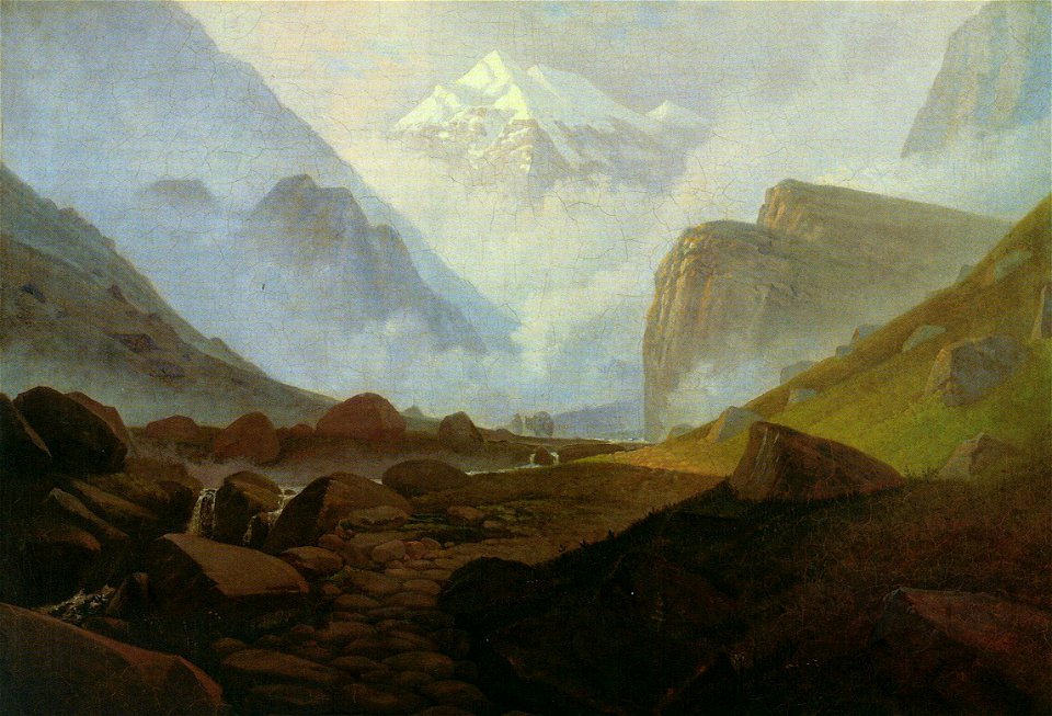 Carl Gustav Carus - Hochgebirgstal (1822)