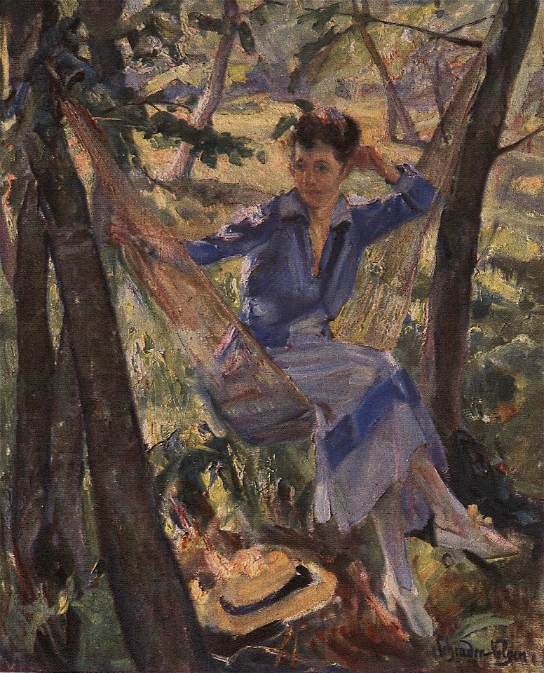 Carl Hans Schrader-Velgen - Im Garten des Grafen M.