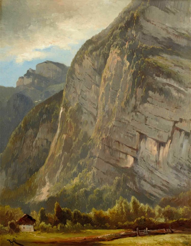 Carl Haunold Gebirgslandschaft