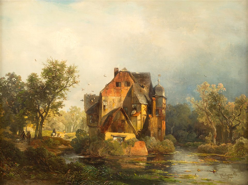 Carl Hilgers Wasserschloss 1871